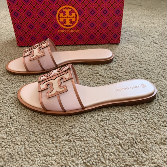 NEW 8 Tory Burch Ines Mesh Slide Pink - Picture 8 of 11